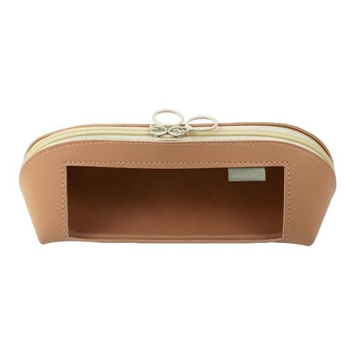 Leder Federmäppchen Klein Für Mädchen Jungen Erwachsene - Stifttasche Mit Reißverschluss - Bleistift Organizer Schreibwarentasche Mäppchen for Students and Adults Pencil Case von Generisch