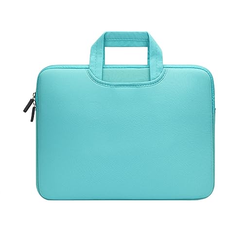 Leder-Quasten für Handtaschen, Computer-Innenhülle, einfarbig, mehrere Farben, für den täglichen Gebrauch, Laptoptasche, Damen-Handtasche (Mintgrün, 15) von Generisch