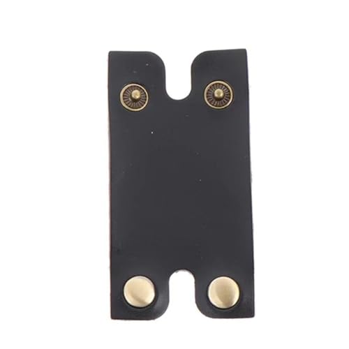 Leder-Rasierkopf-Schutzhülle, universal, manuelle Rasierkopfabdeckung, Rasierkopf-Schutz, Scheide, Rasierspitzen-Abdeckung für Reisen (schwarz) von Generisch