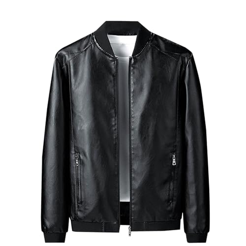 Lederjacke Herren Grosse Grössen Winterjacke PU Leder Übergangsjacke Business Kunstlederjacke Modisch Motorrad Jacke Kunstleder Herren-Jacken Outdoorjacke Bomberjacke Reißverschluss Bikerjacke Lederjacke Herren Grosse Grössen Winterjacke PU Leder Übergangsjacke Business Kunstlederjacke Modisch Motorrad Jacke Kunstleder Herren-Jacken Outdoorjacke Bomberjacke Reißverschluss Bikerjacke von Generisch