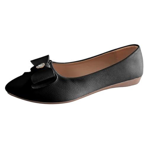 Lederschuhe Damen Mokassins Slip on Loafers Schlichte Einfarbige Ballettschuhe mit Schleife und Strass Freizeitschuhe Outdoor Freizeit Turnschuhe Halbschuhe Segelschuhe Bootsschuhe Lederschuhe Damen Mokassins Slip on Loafers Schlichte Einfarbige Ballettschuhe mit Schleife und Strass Freizeitschuhe Outdoor Freizeit Turnschuhe Halbschuhe Segelschuhe Bootsschuhe von Generisch