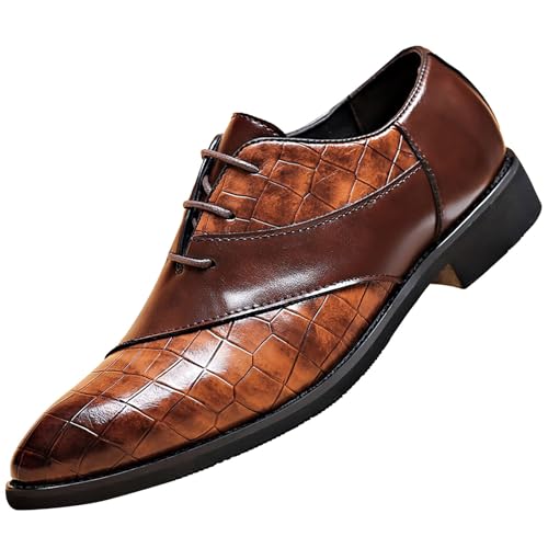 Lederschuhe Herren Schwarz Anzugschuhe Spitze Zehe Businessschuhe Crocodile Embossed Hochzeitsschuhe Große Größe Sommerschuhe Stilvoll und Schön Freizeitschuhe Flache Schlupfschuhe Lederschuhe Herren Schwarz Anzugschuhe Spitze Zehe Businessschuhe Crocodile Embossed Hochzeitsschuhe Große Größe Sommerschuhe Stilvoll und Schön Freizeitschuhe Flache Schlupfschuhe von Generisch