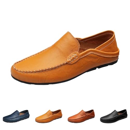 Lederschuhe Herren Schwarz Business Loafers Schuhe Herren Leder Halbschuhe Slip On Freizeitschuhe Flache Schlupfschuhe Ohne Schnürsenkel Walkingschuhe Leicht Joggingschuhe Breiter Sneakers Elegante Lederschuhe Herren Schwarz Business Loafers Schuhe Herren Leder Halbschuhe Slip On Freizeitschuhe Flache Schlupfschuhe Ohne Schnürsenkel Walkingschuhe Leicht Joggingschuhe Breiter Sneakers Elegante von Generisch