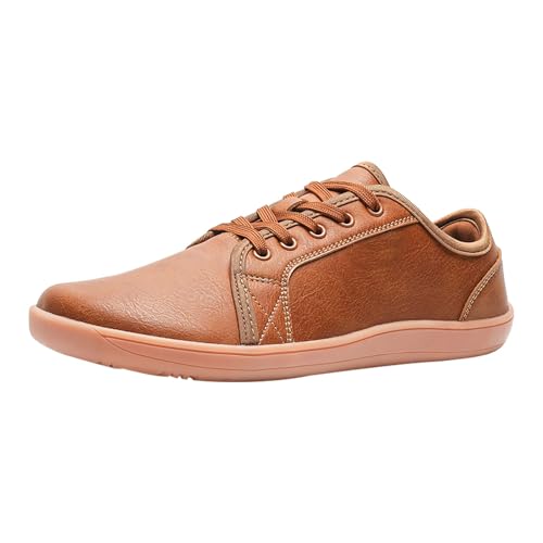 Lederschuhe Herren Schwarz-Schnürschuhe Herren Schwarz-Casual Flache Leichte Atmungsaktive Einfarbig Sneaker Freizeitschuhe Outdoor Flach Weiche rutschfest Lederschuhe Herren Schwarz-Schnürschuhe Herren Schwarz-Casual Flache Leichte Atmungsaktive Einfarbig Sneaker Freizeitschuhe Outdoor Flach Weiche rutschfest von Generisch