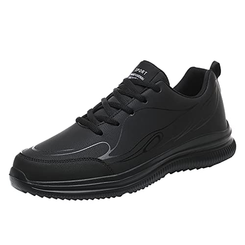 Lederschuhe Herren Sneaker Sportschuhe Breite Füße Laufschuhe Atmungsaktive Trekkingschuhe wasserdichte Freizeitschuhe rutschfest Walkingschuhe Weichen Bequem Joggingschuhe Einfarbig Wanderschuhe Lederschuhe Herren Sneaker Sportschuhe Breite Füße Laufschuhe Atmungsaktive Trekkingschuhe wasserdichte Freizeitschuhe rutschfest Walkingschuhe Weichen Bequem Joggingschuhe Einfarbig Wanderschuhe von Generisch