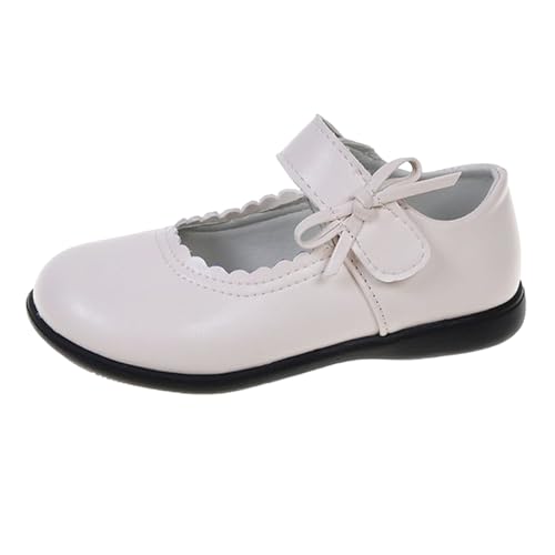 Lederschuhe für Mädchen, verstellbarer Riemen, flach, rutschfest, geschlossener Zehenbereich, Knöchel, weich, leicht, Hochzeits-Sneaker, Kinder, Baby, Leder, Schule, Freizeitsandalen, weiß, 35 EU Lederschuhe für Mädchen, verstellbarer Riemen, flach, rutschfest, geschlossener Zehenbereich, Knöchel, weich, leicht, Hochzeits-Sneaker, Kinder, Baby, Leder, Schule, Freizeitsandalen, weiß, 35 EU von Generisch