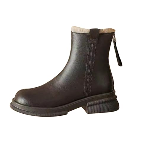 Lederstiefel Damen Gefüttert Winterstiefel Reitstiefel Plüsch Winterboots Vintage Ankle Boots Damenstiefel Kurzstiefel Kunstleder Stiefeletten Cowboystiefel Westernstiefel Herbst Arbeitsstiefel Lederstiefel Damen Gefüttert Winterstiefel Reitstiefel Plüsch Winterboots Vintage Ankle Boots Damenstiefel Kurzstiefel Kunstleder Stiefeletten Cowboystiefel Westernstiefel Herbst Arbeitsstiefel von Generisch