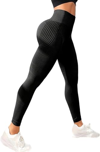 Leggings mit Widerstandsbändern, 3D gegen Cellulite, NEU 2025, High Waist für Po-Lifting und Bauchkontrolle, Anti-Cellulite-Leggings Leggings (1pcs-e,XL) von Generisch