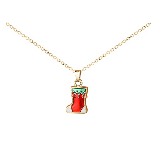 Legierung Serie Halskette Weihnachtsmann Ornament Karte Weihnachten Anhänger Armbänder Höhenmesser Fallschirmspringen, Einheitsgröße, Metall, Kein edelstein von Generisch