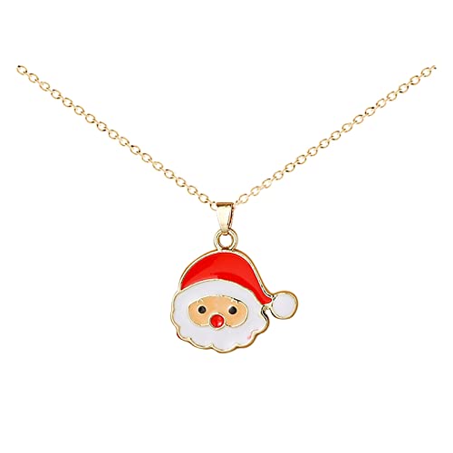 Legierung Serie Halskette Weihnachtsmann Ornament Karte Weihnachten Anhänger Armbänder Höhenmesser Fallschirmspringen, Einheitsgröße, Metall, Kein edelstein von Generisch