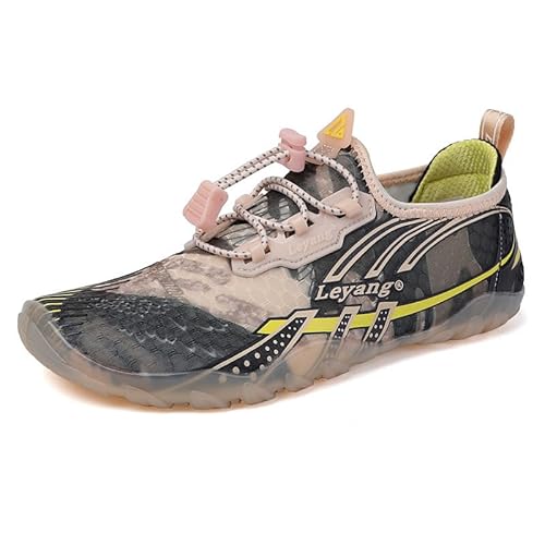 Lei Schafe Innensportschuhe Damen Fitnessstudio Schockdämpfer stille Zuhause springen Schuhe Yoga Laufbahn Sprung Seil Trainingsschuhe (Adler fliegt gelb,35) von Generisch