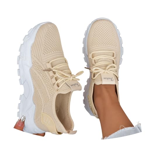 Leicht Schlupfschuhe Frauen Frauen Sportschuhe Leicht und Bequem Air Turnschuhe Modische Atmungsaktive Sportschuhe Weiche Schuhe Leichte Stoßfest Laufschuhe Atmungsaktive von Generisch