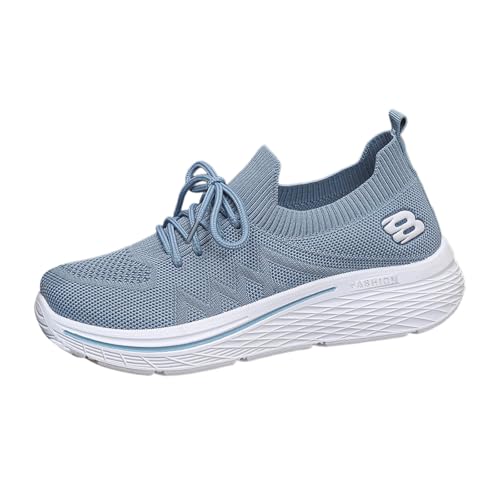 Leicht Schlupfschuhe Frauen Frauen Turnschuhe Laufschuhe Atmungsaktive Hausschuhe mit Fussbett Weiche Schuhe Breite Barfuss Schuhe Damen Air Turnschuhe von Generisch