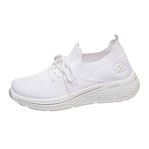 Leicht Schlupfschuhe Frauen Frauen Turnschuhe Laufschuhe Atmungsaktive Hausschuhe mit Fussbett Weiche Schuhe Breite Barfuss Schuhe Damen Air Turnschuhe von Generisch