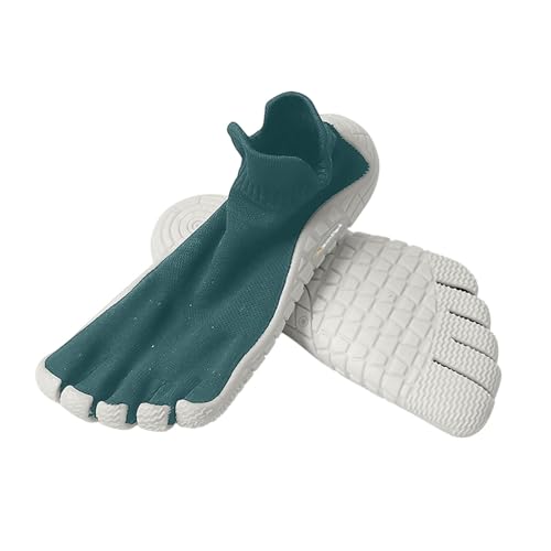 Leicht Schlupfschuhe Frauen Jogger rutschfeste Straßenlaufschuhe Leichtgewicht Luftkissen Trainer Leichte Stoßfest Herren Minimalistische Leder Barfußschuhe von Generisch