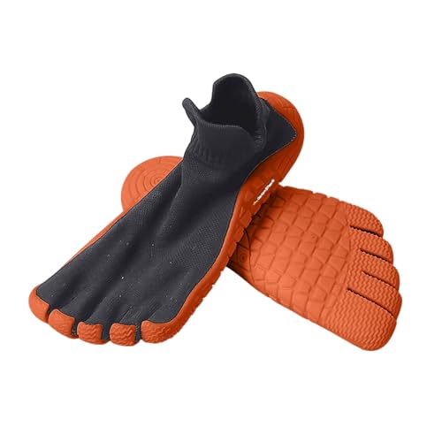 Leicht Schlupfschuhe Frauen Jogger rutschfeste Straßenlaufschuhe Leichtgewicht Luftkissen Trainer Leichte Stoßfest Herren Minimalistische Leder Barfußschuhe von Generisch