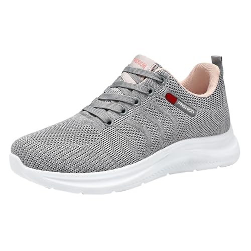 Leicht Turnschuhe Sportschuhe Damen Sneaker Atmungsaktive Hallenschuhe Schuhe Laufschuhe Outdoor,Damen Sneaker Leder,Leicht und atmungsaktiv von Generisch
