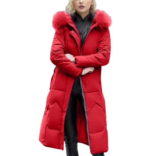 Leichte Daunenjacke Damen Lang Leichter Daunenmantel Damen Ultraleichte Daunenjacke Damen Packbar Steppjacke Mantel Reitjacke Damen Daunenjacke Damen Kurzarm Steppjacke Damen Winter Warm Lang von Generisch