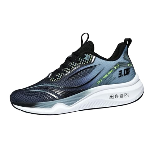 Leichte Laufschuhe Mit Weicher Sohle Herren Mesh Ultra Light Sportschuhe OrthopäDisch Turnschuhe Atmungsaktiv StoßDäMpfend Walkingschuhe Langlebig Fitnessschuhe Zero-Drop Wanderschuhe von Generisch