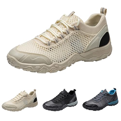 Leichte Sommer Wanderschuhe Herren Mesh Weiche Trekkingschuhe Herren Outdoorschuhe Leicht Sommerschuhe Atmungsaktiv Walkingschuhe Flach Fitnessschuhe rutschfest Freizeitschuhe Sportlich Leichte Sommer Wanderschuhe Herren Mesh Weiche Trekkingschuhe Herren Outdoorschuhe Leicht Sommerschuhe Atmungsaktiv Walkingschuhe Flach Fitnessschuhe rutschfest Freizeitschuhe Sportlich von Generisch