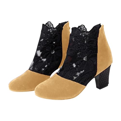 Leichte Spitz Halbstiefel Spitze Damenstiefel - Damen Stiefeletten Elegant - Lace Hohl Kurzstiefel Leoparden Mit Absatz - Bequem Kunstleder Stiefel Westernstiefel Halbstiefel Freizeit Stiefel Leichte Spitz Halbstiefel Spitze Damenstiefel - Damen Stiefeletten Elegant - Lace Hohl Kurzstiefel Leoparden Mit Absatz - Bequem Kunstleder Stiefel Westernstiefel Halbstiefel Freizeit Stiefel von Generisch