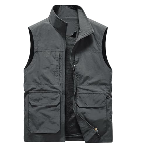 Leichte Weste Herren Sommer Mit Taschen, Herren Weste Sommer Leicht Elegant Angelweste Große Größen Arbeitsweste Atmungsaktiv Freizeitweste Dünn Sportweste Locker Outdoorweste Elegant Sommerweste Leichte Weste Herren Sommer Mit Taschen, Herren Weste Sommer Leicht Elegant Angelweste Große Größen Arbeitsweste Atmungsaktiv Freizeitweste Dünn Sportweste Locker Outdoorweste Elegant Sommerweste von Generisch