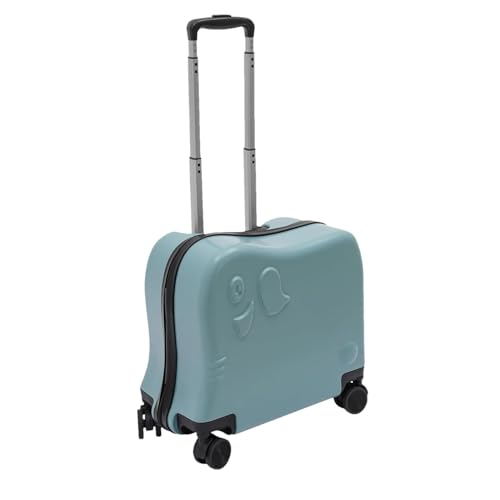 Leichter Koffer für Kinder | Handgepäck für Kinder mit Rädern | Trolley für Kinder | Handgepäck für Kinder | Niedlicher Koffer für Kinder | Leicht zu ziehendes Kindergepäck für Kinder, blau, Fare von Generisch