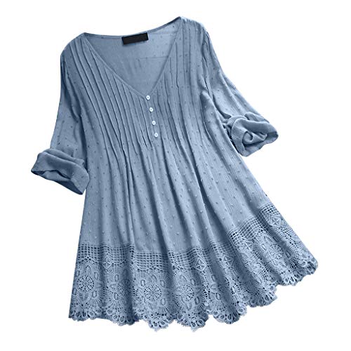 Leinenbluse Damen Oversize, Leinenbluse Damen Langarm Tunika Sommer Lang Leinen Shirt Oversized Oberteile Baumwoll Leinenshirt Musselin Bluse Blumen Longshirt Letzte Bestellungen Anzeigen von Generisch