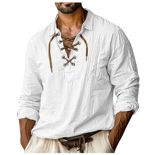 Leinenhemd Herren Langarm Slim Fit Sommer Freizeithemd Leinen Baumwolle Hemden Klassisch Button-Down Sommerhemd Outdoor Lässige Strandhemd Bequeme Atmungsaktive Langarmhemd Bowling Hemd Leinenhemd Herren Langarm Slim Fit Sommer Freizeithemd Leinen Baumwolle Hemden Klassisch Button-Down Sommerhemd Outdoor Lässige Strandhemd Bequeme Atmungsaktive Langarmhemd Bowling Hemd von Generisch