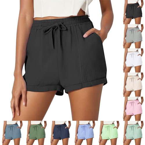 Leinenhose Sommerhose Damen - Leichte Stoffhose Casual Baumwolle Freizeithose Elegant Taille Stoffhose Loose Fit Strandhose mit Taschen Yogahose Lässige Haremhose Mit Taschen Leinenhose Sommerhose Damen - Leichte Stoffhose Casual Baumwolle Freizeithose Elegant Taille Stoffhose Loose Fit Strandhose mit Taschen Yogahose Lässige Haremhose Mit Taschen von Generisch