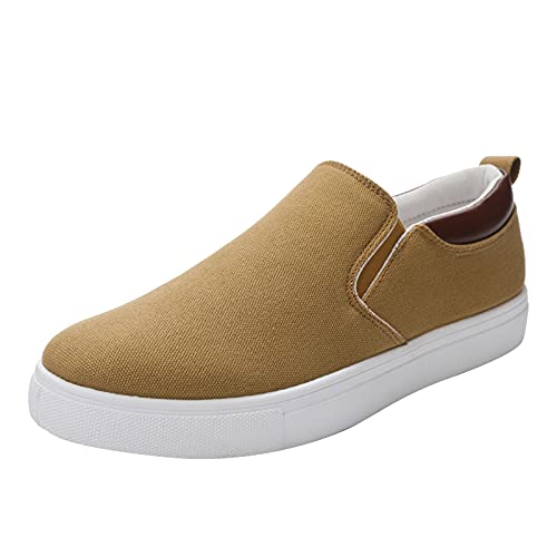 Leinenschuhe Herren Braun,Fitnessschuh Classic Stoffschuhe Bequeme Joggingschuhe Slip-On Freizeitschuhe Round Toe Tennisschuhe rutschfest Trekkingschuhe Fahrradschuhe Flache Schuhe Volleyballschuhe Leinenschuhe Herren Braun,Fitnessschuh Classic Stoffschuhe Bequeme Joggingschuhe Slip-On Freizeitschuhe Round Toe Tennisschuhe rutschfest Trekkingschuhe Fahrradschuhe Flache Schuhe Volleyballschuhe von Generisch