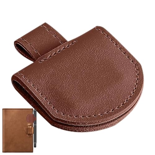 Lesezeichen aus Leder, Lesezeichen mit Stifthalter zum Lesen – elegant für Notizen Schreiben Lesen Büro Studio von Generisch