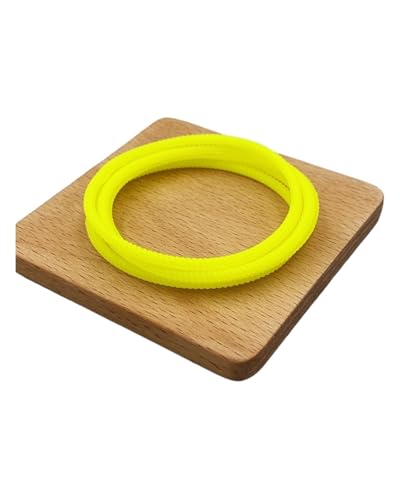 Leuchtende Silikonarmbänder - Geflochtene elastische Sportarmbänder für Kinder, Erwachsene, Partys und Laufen, Einheitsgröße von Generisch