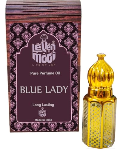 Levenmooi Blue Lady Wooden Attar: vielseitiges Unisex-Parfümöl für den täglichen Gebrauch, 3 ml von Generisch