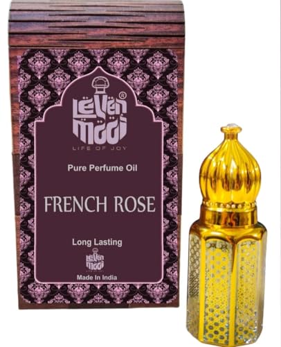 Levenmooi French Rose Wooden Attar: vielseitiges Unisex-Parfümöl für den täglichen Gebrauch, 6 ml von Generisch