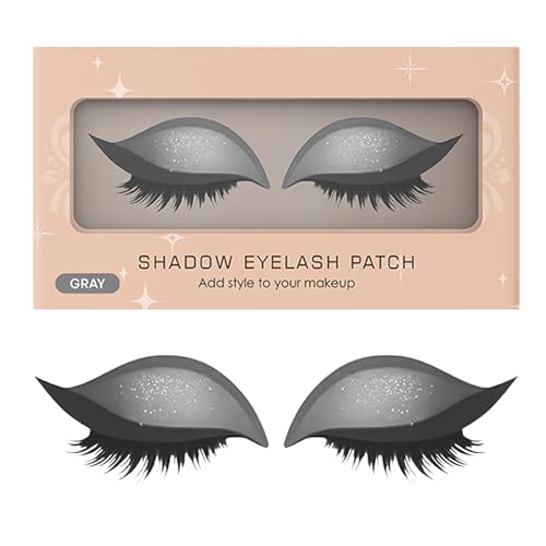 Lidschatten Wimpern Aufkleber | Wiederverwendbare Augen Make Up Sticker,Wasserdichter Schmutzabweisender Wimpern Aufkleber für Halloween Nachtausgang Cosplay Brautfotoshooting von Generisch