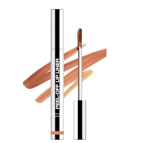 Lip Liner, Peel Off Lip Liner, Peel Off Lip Stain, Waterproof Long Lasting Highly Pigmented Tear-off Moisturizing Color Lipstick Lip Gloss Makeup for Girls Women von Generisch