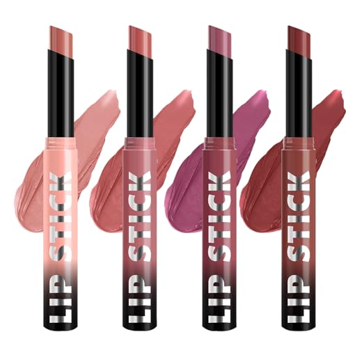 Lipliner Set Für Damen - Geschmeidiger Lipgloss - Wasserfester Feuchtigkeitsspendender Gloss Mit 4-fachem Glanz Für Langzeit-Haltbarkeit – Perfekt Für Festliche Events, Partys, Dates & Hochzeiten von Generisch