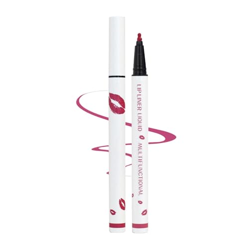 Lipliner-Stift, Flüssiger, Matter Lippenmarker-Tönung, Wasserfester, Langlebiger, Mattierter Lipgloss-Stift, Lippenstift Für Frauen, Hochpigmentiert Und Geschmeidig, Konturieren Sie Ihre Lippen von Generisch