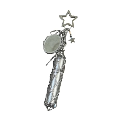 Lippenbalsam Schlüsselbund - Kompakt 2 in 1 Kosmetikhalter für Mädchen | Mini -Spiegel mit Aufbewahrungsschlitz, bequemer Organisator für Reisen nach Hause Rucksack Brieftasche Pendeln oder Dating Lippenbalsam Schlüsselbund - Kompakt 2 in 1 Kosmetikhalter für Mädchen | Mini -Spiegel mit Aufbewahrungsschlitz, bequemer Organisator für Reisen nach Hause Rucksack Brieftasche Pendeln oder Dating von Generisch