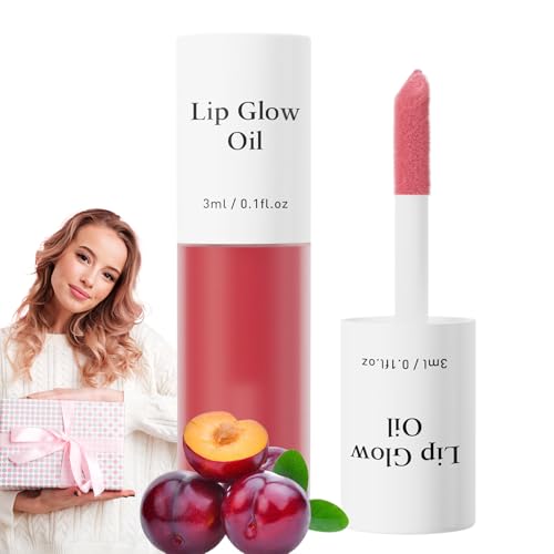 Lippenöl für Damen,Getönter Pflegender Nährender Lippenbalsam - Make Up Für Winter Herbst Frühling Nacht Hochzeitsfeier Veranstaltung Reise Büro von Generisch