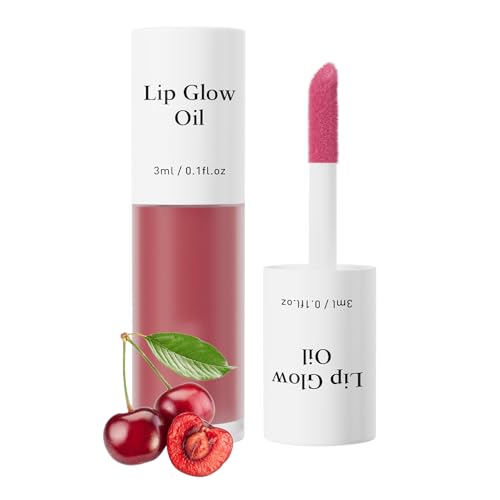 Lippenöl für Damen - Pflegendes Farbiges Natürliches Lipgloss | Beauty für Event Hochzeit Reise Abend von Generisch