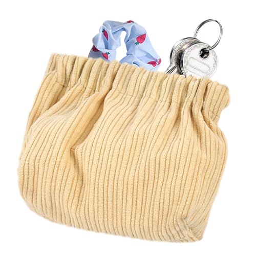 Lippenstift-Aufbewahrungstasche, Haargummi-Organizer, Kordsamt, elastische Aufbewahrungstasche – Tasche, Reise-Kosmetiktasche, Lippenstift für Mädchen von Generisch