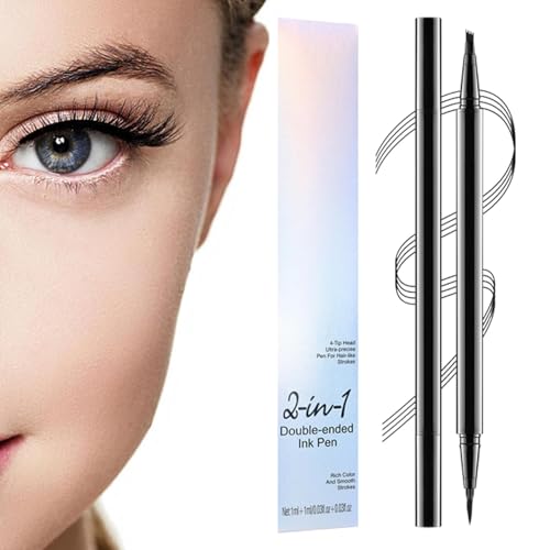 Liquid Eyebrow Stift, Augenbrauenstift,Doppelte flüssige Augenbrauenstift - Körperpflegevorräte, tragbare Make -up -Accessoires für Frauen und Mädchen von Generisch