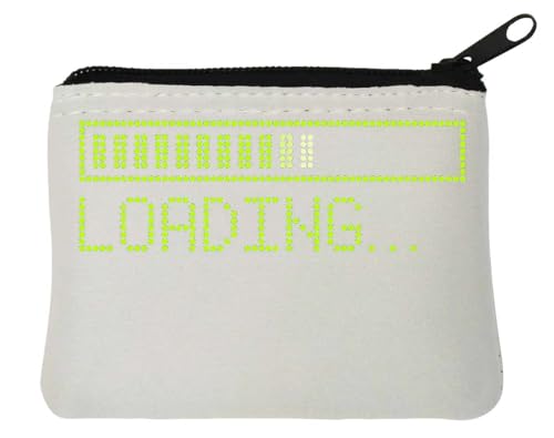 Loading Green Dots Geldbörse aus Neopren, 10 x 11 cm, Weiß von Generisch