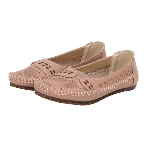 Loafer Damen,Halbschuhe Damen,Mokassins Business Schuhe Damenschuhe Elegant und Bequem,Loafer mit Plateau Aus Klassisch,Leichte Bequeme Mokassins Slippers Niedrige Faltbare Klassische Loafers von Generisch