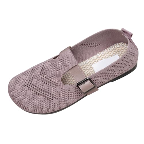 Loafer Damen Freizeitschuhe Damen Halbschuhe Slip On Bootsschuhe Strickschuhe Sommerschuhe Trekkingschuhe Wanderschuhe Orthopädische Schuhe Outdoorschuhe Walkingschuhe Leichte Bequeme Atmungsaktiv von Generisch