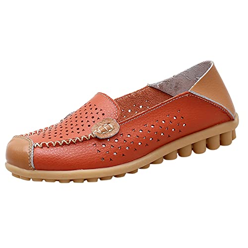 Loafer Damen Mokassins Anzugschuhe Abendschuhe Slipper Trachten Schuhe Für Arbeit Halbschuhe College Mokassin Leder Wildleder Stoffschuhe Lederschuhe Sommerschuhe Flachschuhe Business Hautfreundliche von Generisch