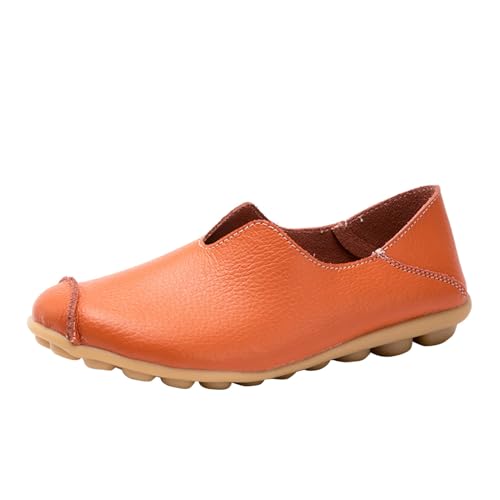 Loafer Damen Mokassins Halbschuhe Abendschuhe Slipper Freizeitschuhe Bequeme Anzugschuhe Schuhe Trachten Für Leder Sommerschuhe Stoffschuhe Wildleder Lederschuhe College Flachschuhe Klassische Arbeit von Generisch