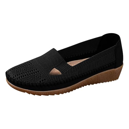 Loafer Damen Slipper Mokassins Freizeitschuhe Schuhe für Frauen Plateau Mary Jane (38) von Generisch